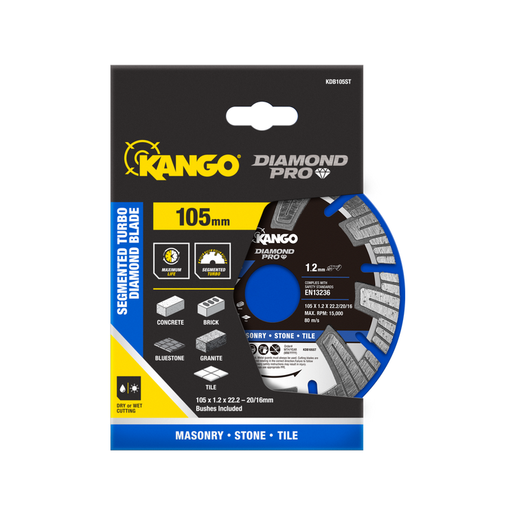 Kango 105mm Segmented Turbo Diamond Saw Blade