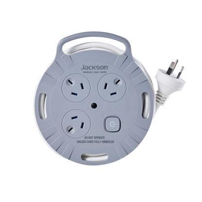 Jackson Rugged Extension Reel - 3 Outlet - 3m