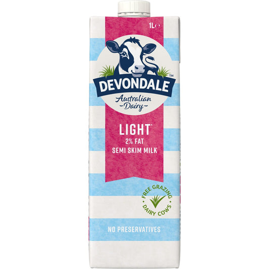 Devondale Semi Skim Milk Long Life Uht Milk 1l