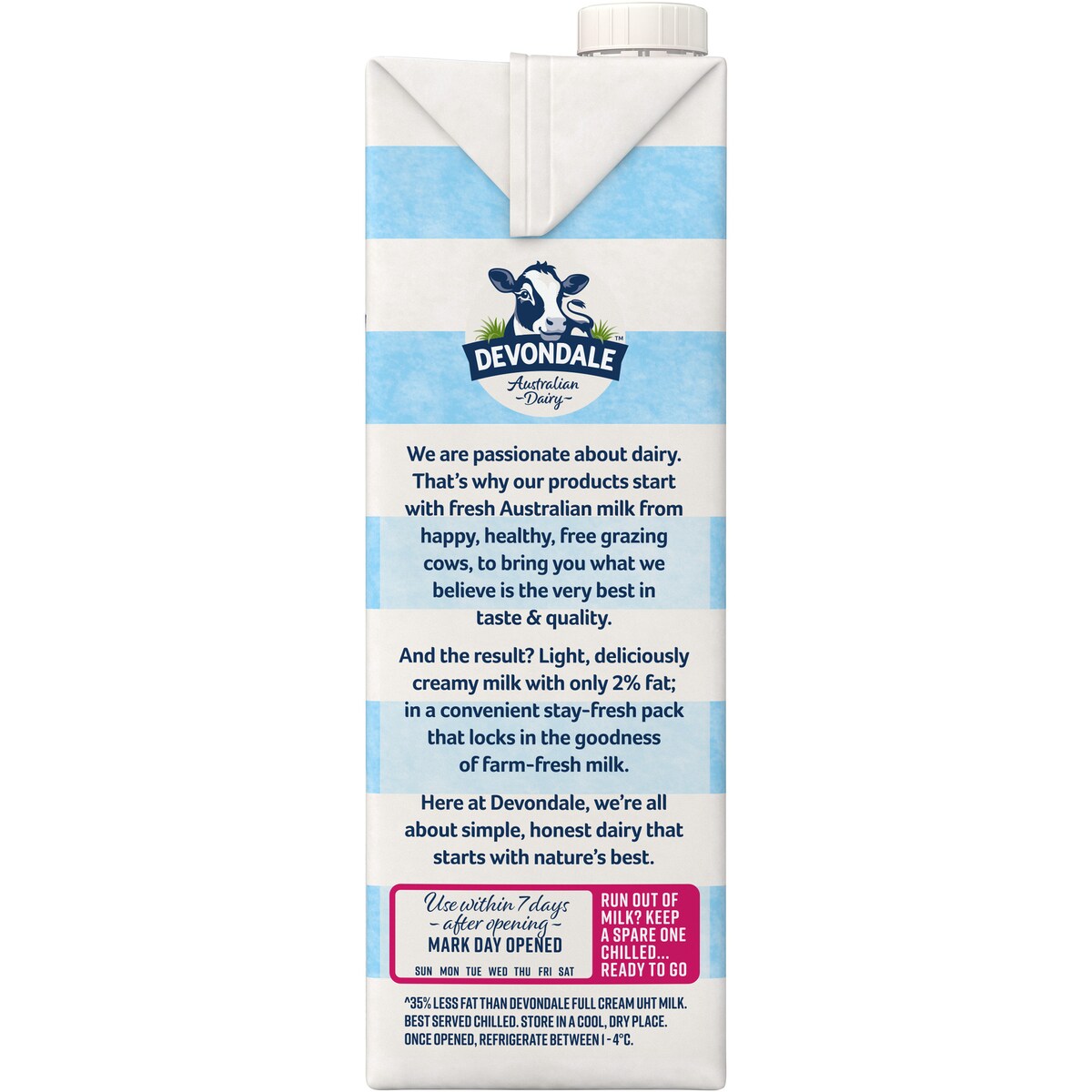 Devondale Semi Skim Milk Long Life Uht Milk 1l