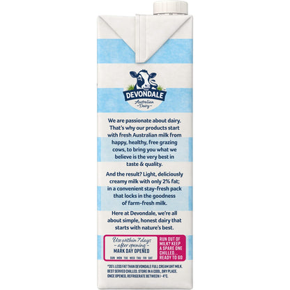Devondale Semi Skim Milk Long Life Uht Milk 1l