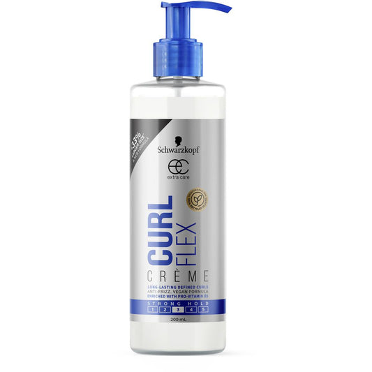 Schwarzkopf Extra Care Hair Styling Curl Flex Cream 200ml