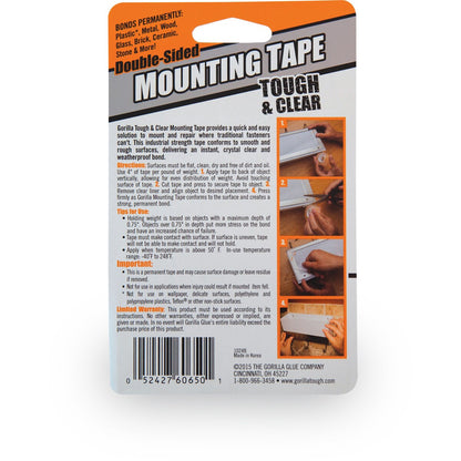 Gorilla Gorilla Mounting Tape 25mm 25mm X 1.52m
