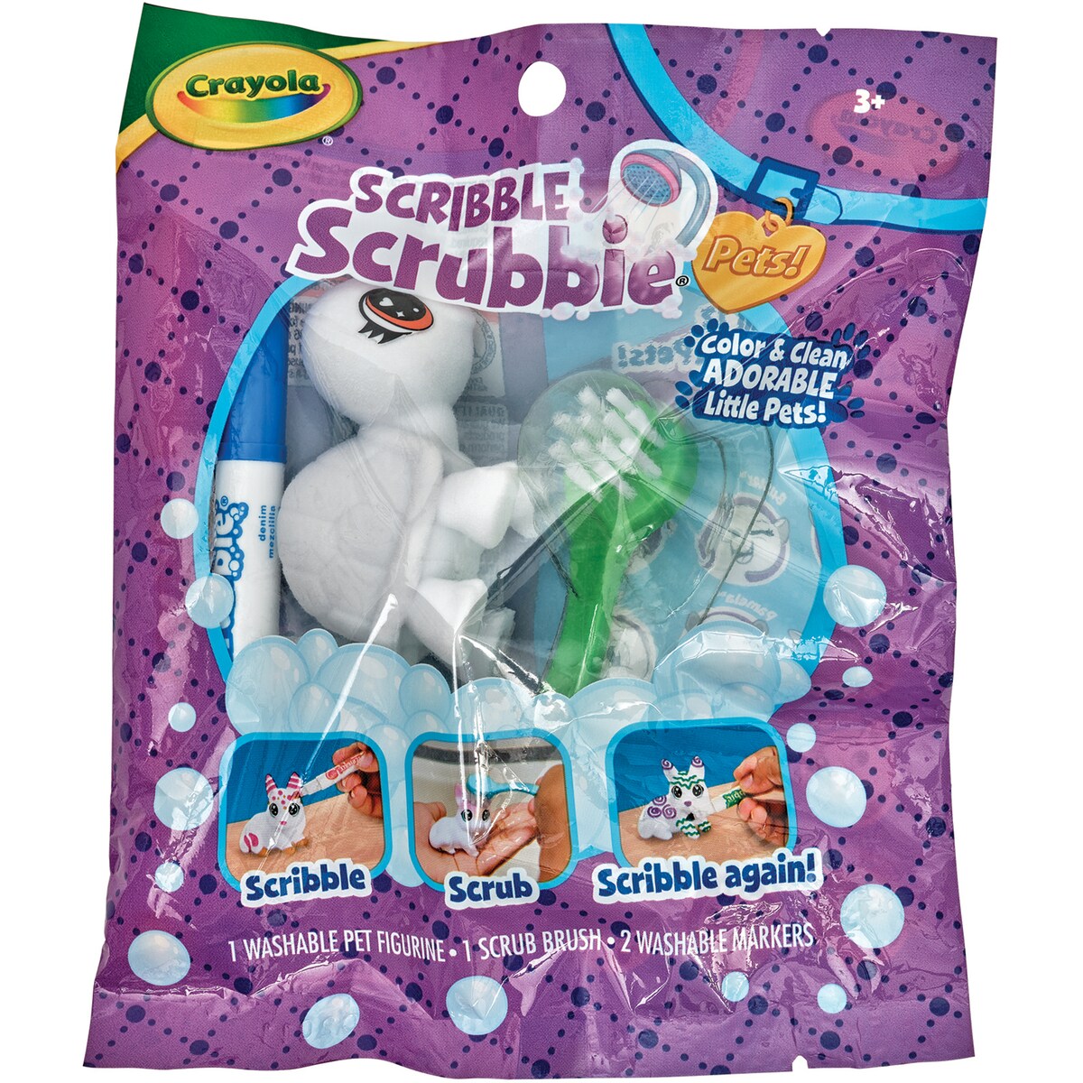 Crayola Scribble Scrubbie Pets Packet Each