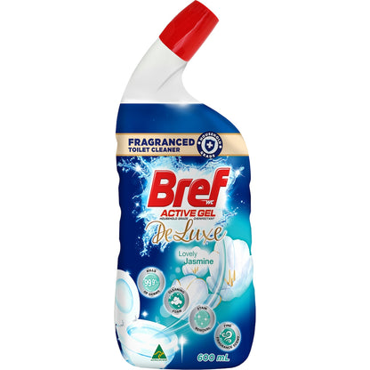 Bref Deluxe Gel Lovely Jasmine Toilet Cleaner 600ml