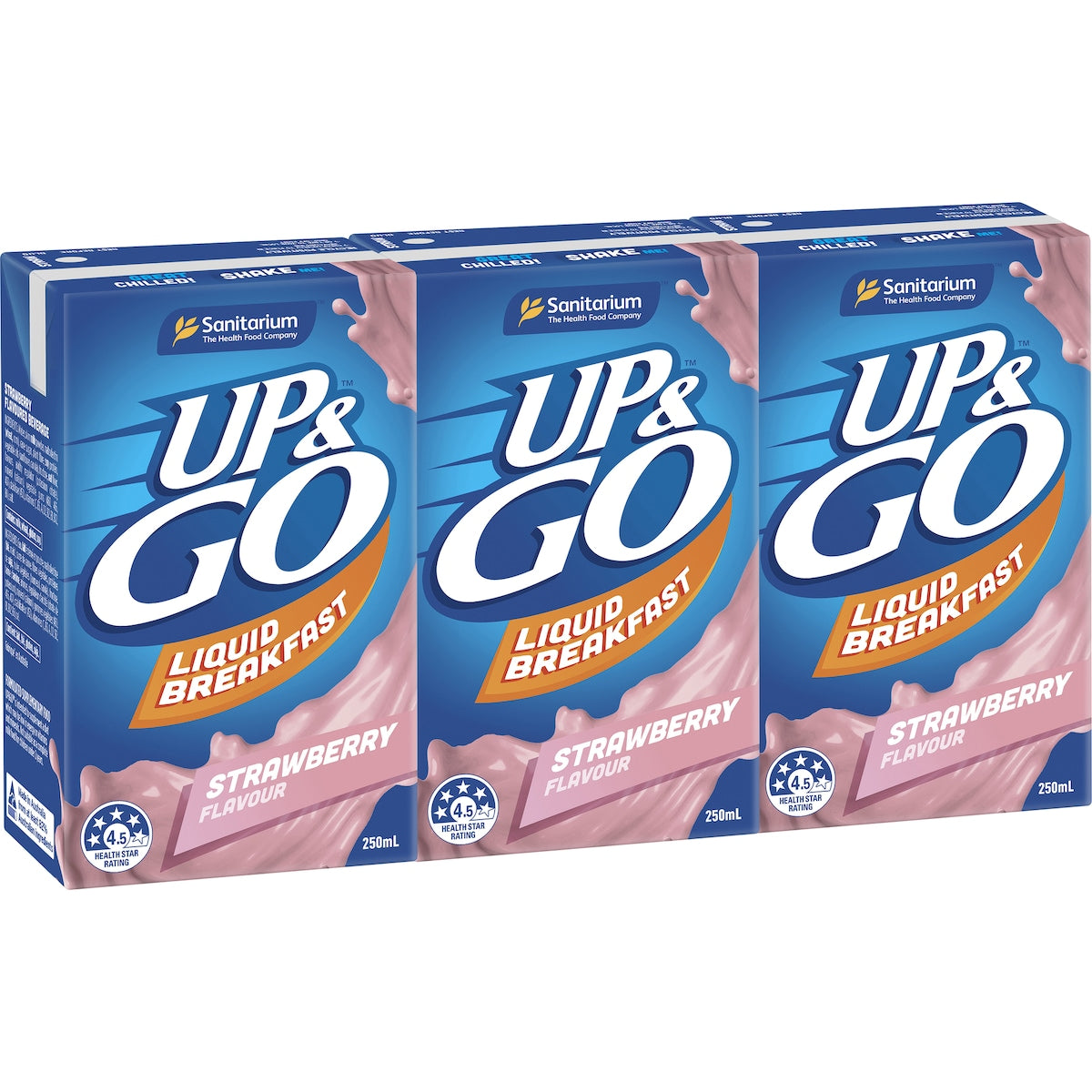 Sanitarium Up&Go Liquid Breakfast Strawberry 3 Pack