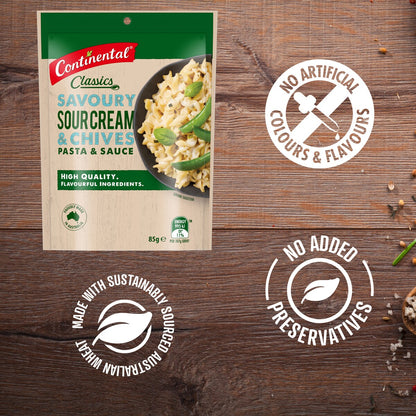 Continental Classics Pasta & Sauce Sour Cream & Chives 85 G