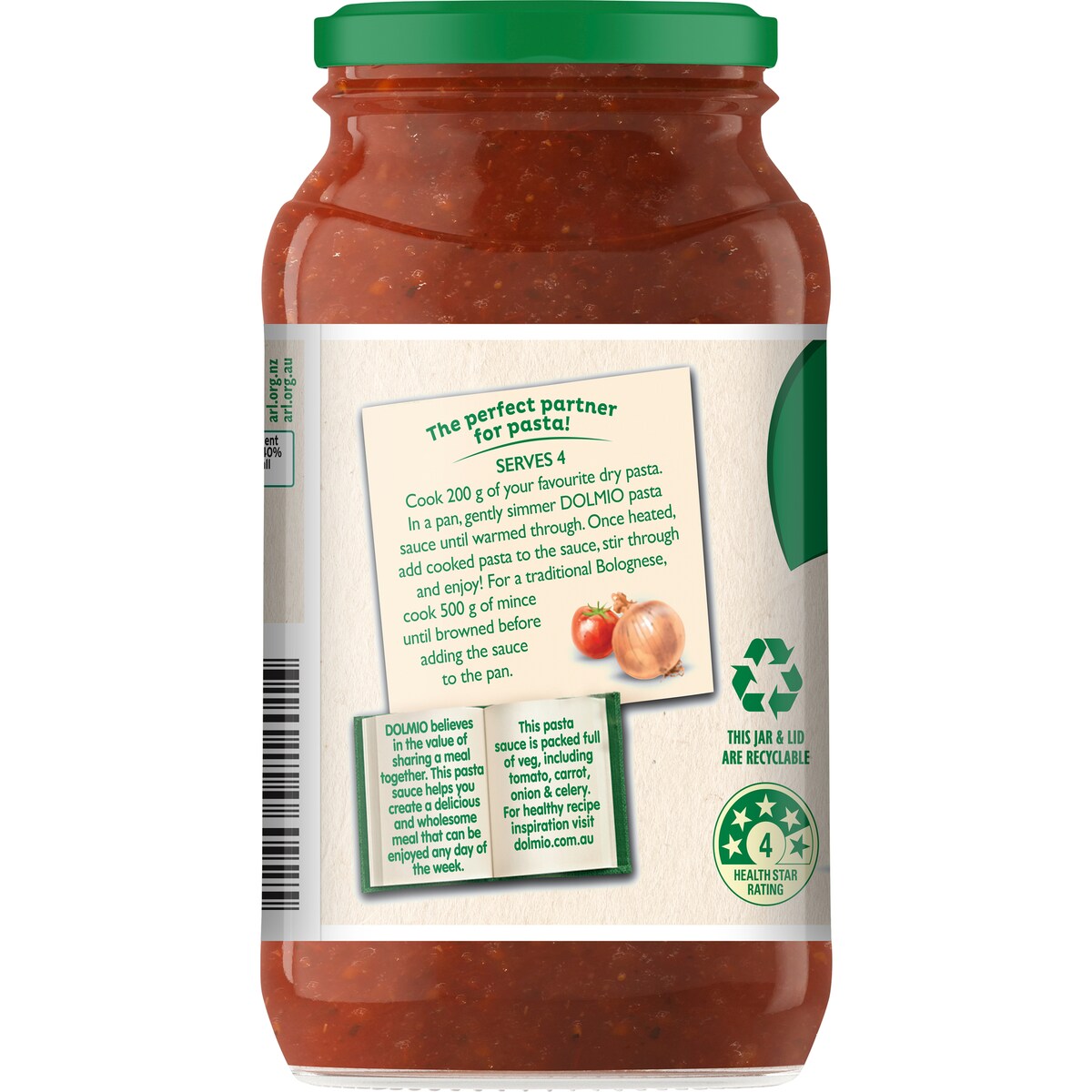 Dolmio 7 Vegetable Bolognese Pasta Sauce 500g