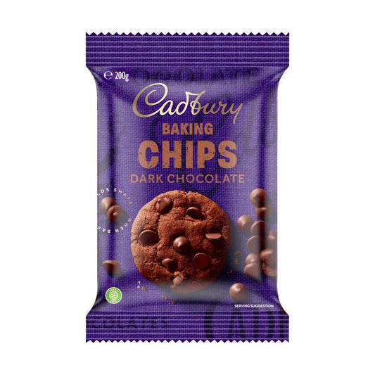 Cadbury Dark Chocolate Baking Chips - 200g