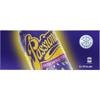 Passiona Passionfruit Soft Drink Cans 375ml X 10 Pack