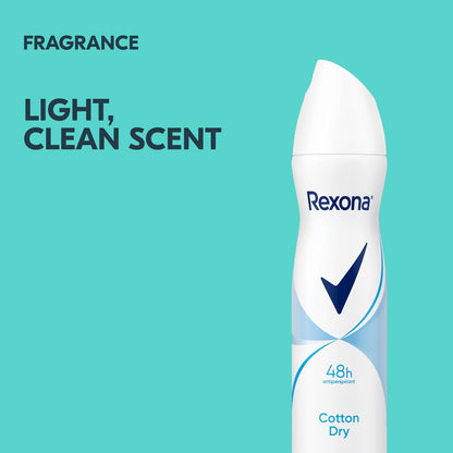Rexona Women Deodorant Cotton Dry 250 Ml