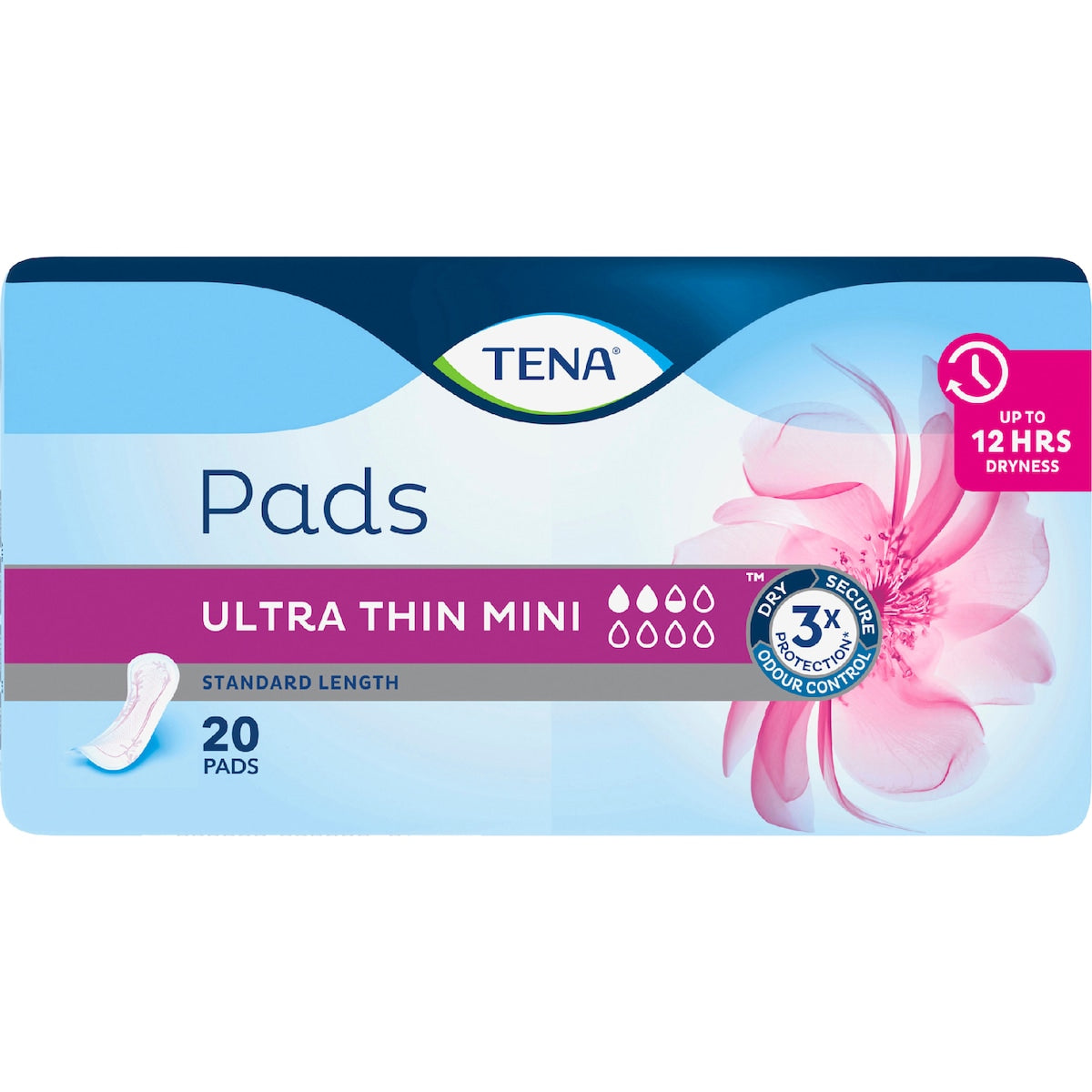 Tena Incontinence Pads Ultra Thin Mini 20 Pack