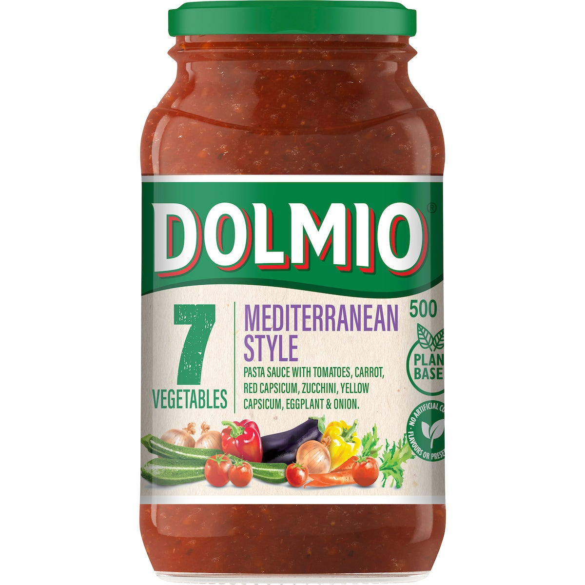 Dolmio 7 Vegetable Mediterranean Style Pasta Sauce 500g