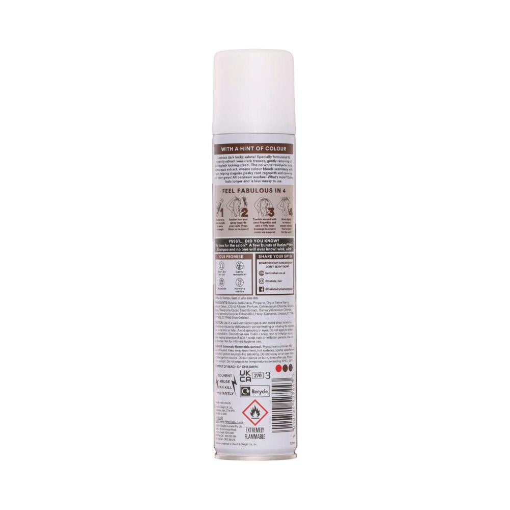Batiste Divine Dark Brown Dry Shampoo Plus - 200mL