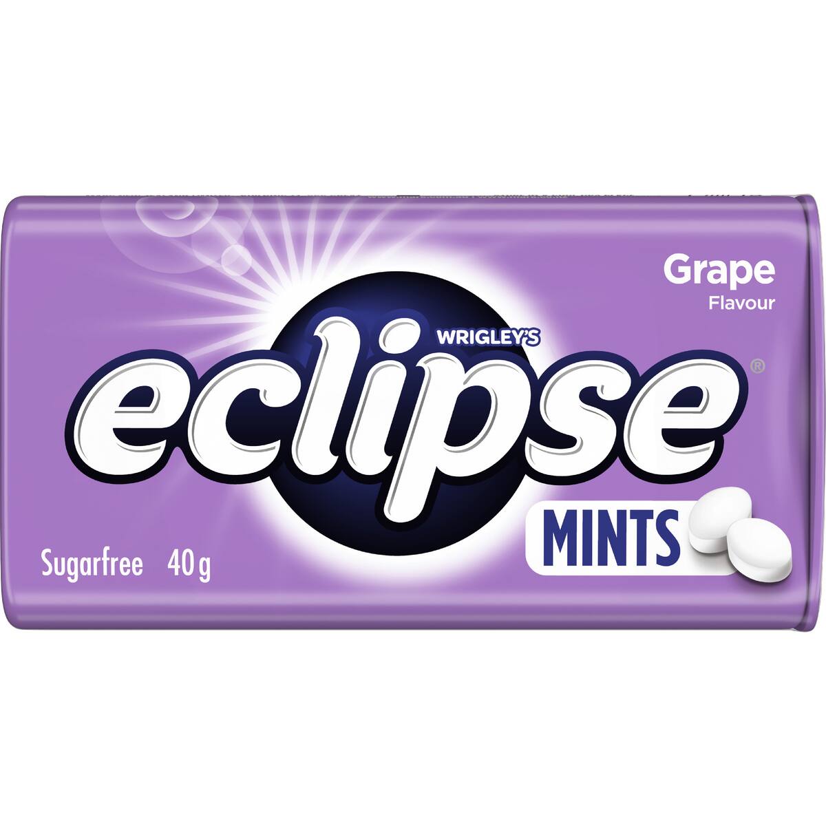 Eclipse Grape Sugar Free Mints Tin 40g