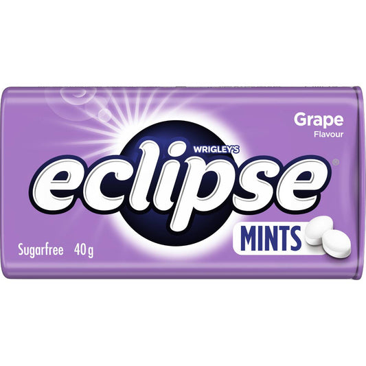 Eclipse Grape Sugar Free Mints Tin 40g