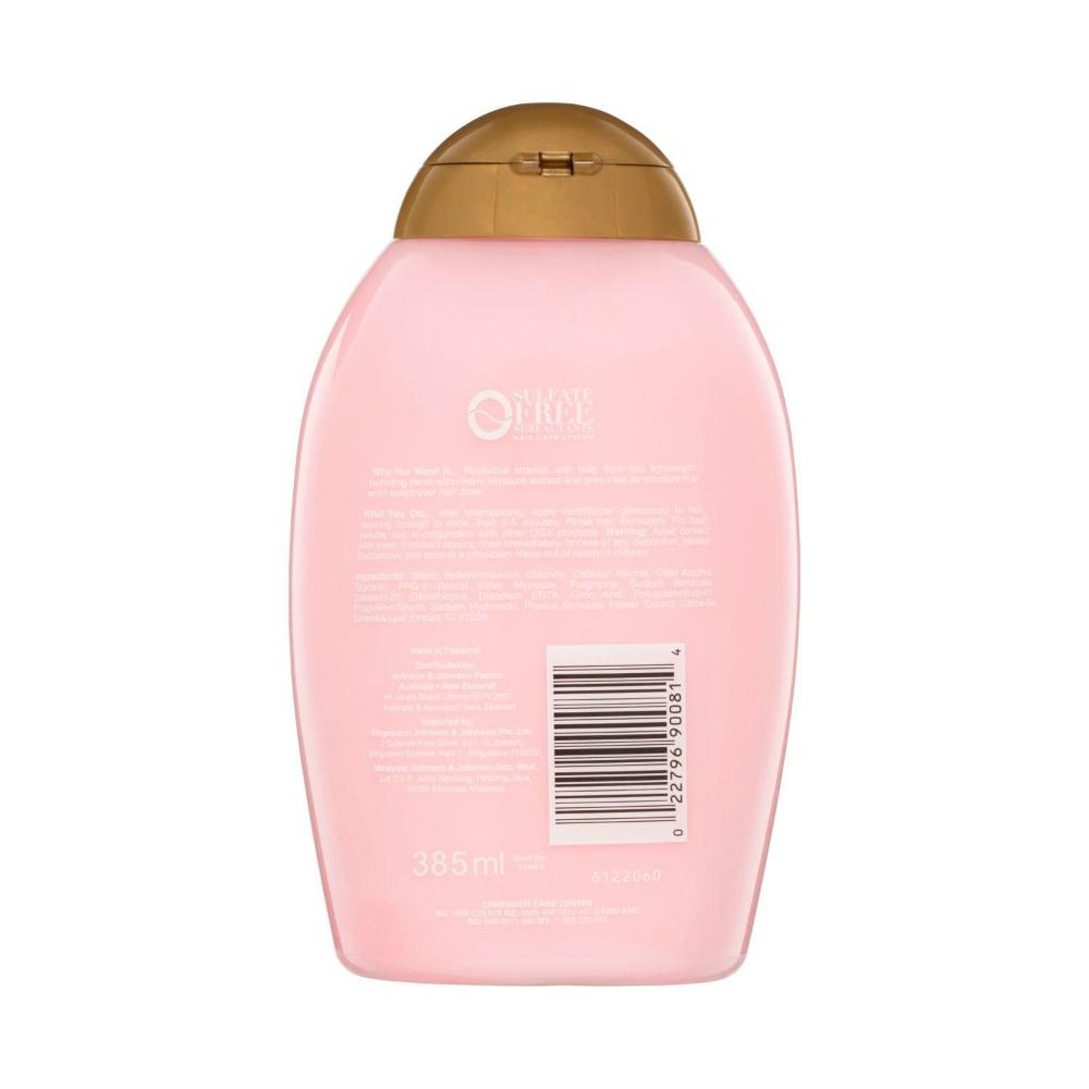 Ogx Heavenly Hydration + Shine Cherry Blossom Conditioner For Thin ... 385mL