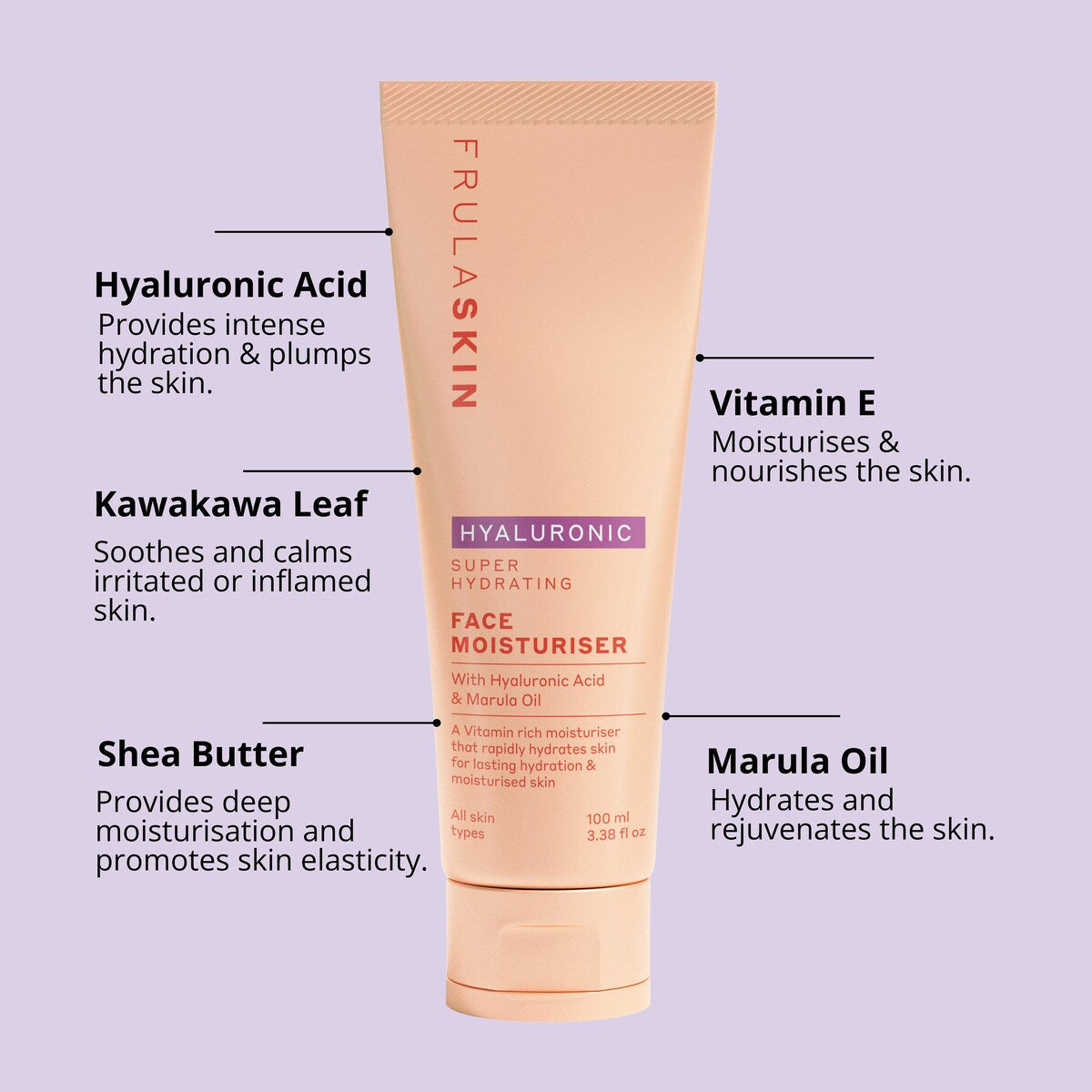 Frula Hyaluronic Super Hydrating Face Moisturiser 100ml