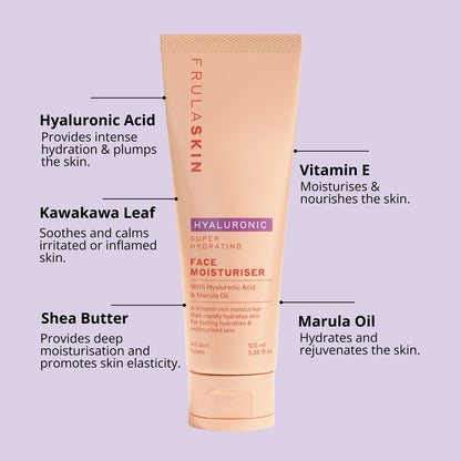 Frula Hyaluronic Super Hydrating Face Moisturiser 100ml