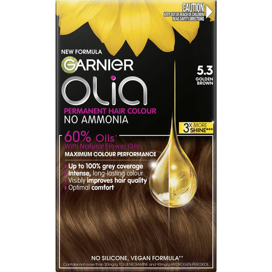 Garnier Olia Permanent Hair Colour Golden Brown Each