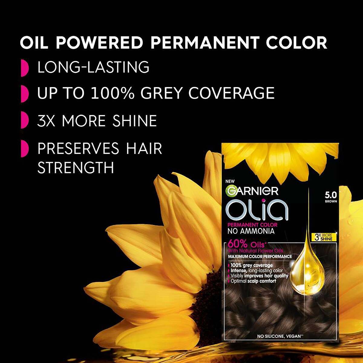 Garnier Olia Permanent Hair Colour Dark Blonde Each
