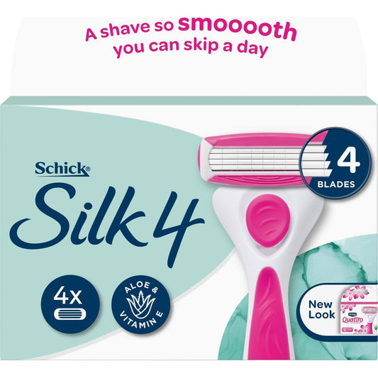 Schick Razor Blades Quattro For Women Cartridges 4 Pack