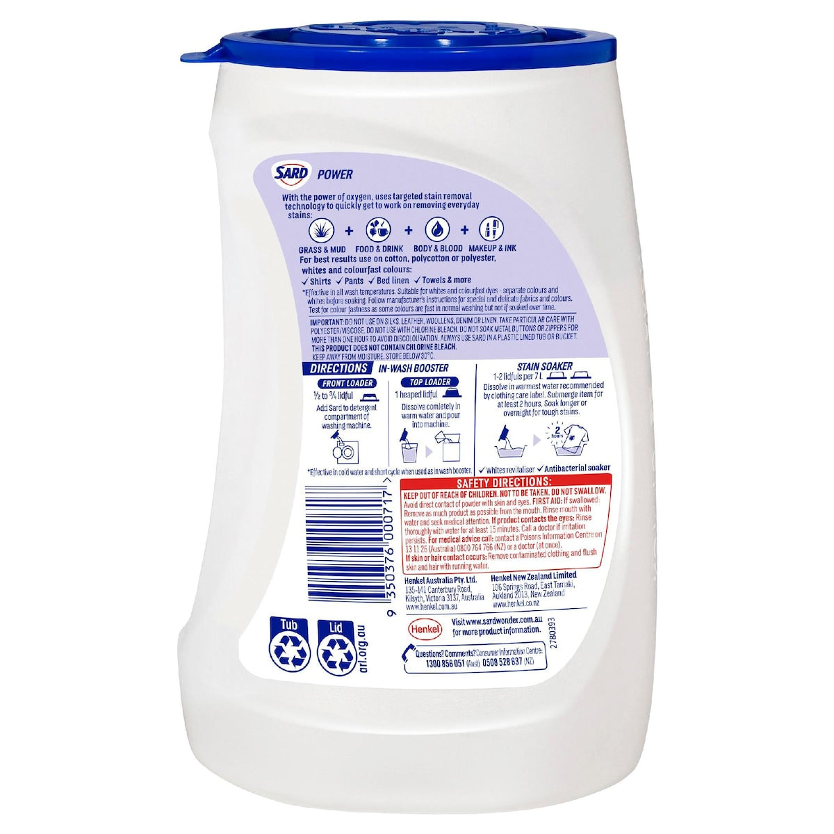 Sard Power Stain Remover Powder Soaker 1kg