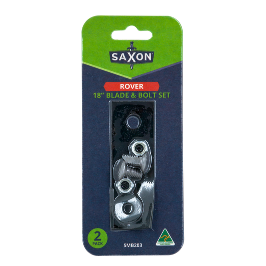Saxon Rover Mower 18" Blade and Bolt Set SMB203 - 2 Pack