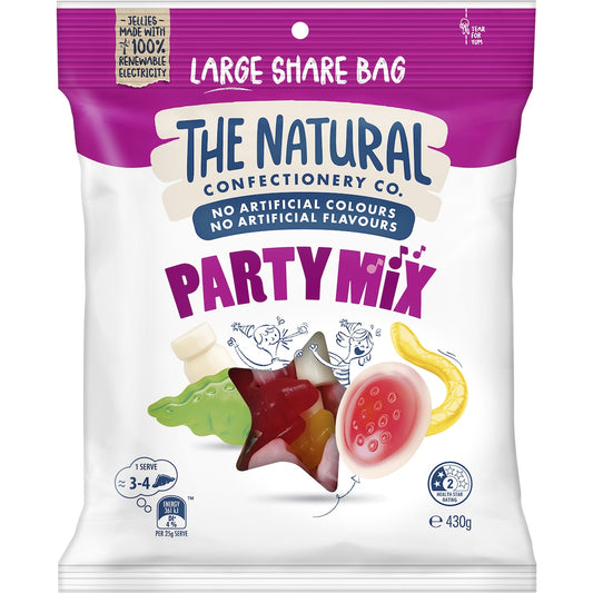 The Natural Confectionery Co. Party Mix Large Lollies 430g
