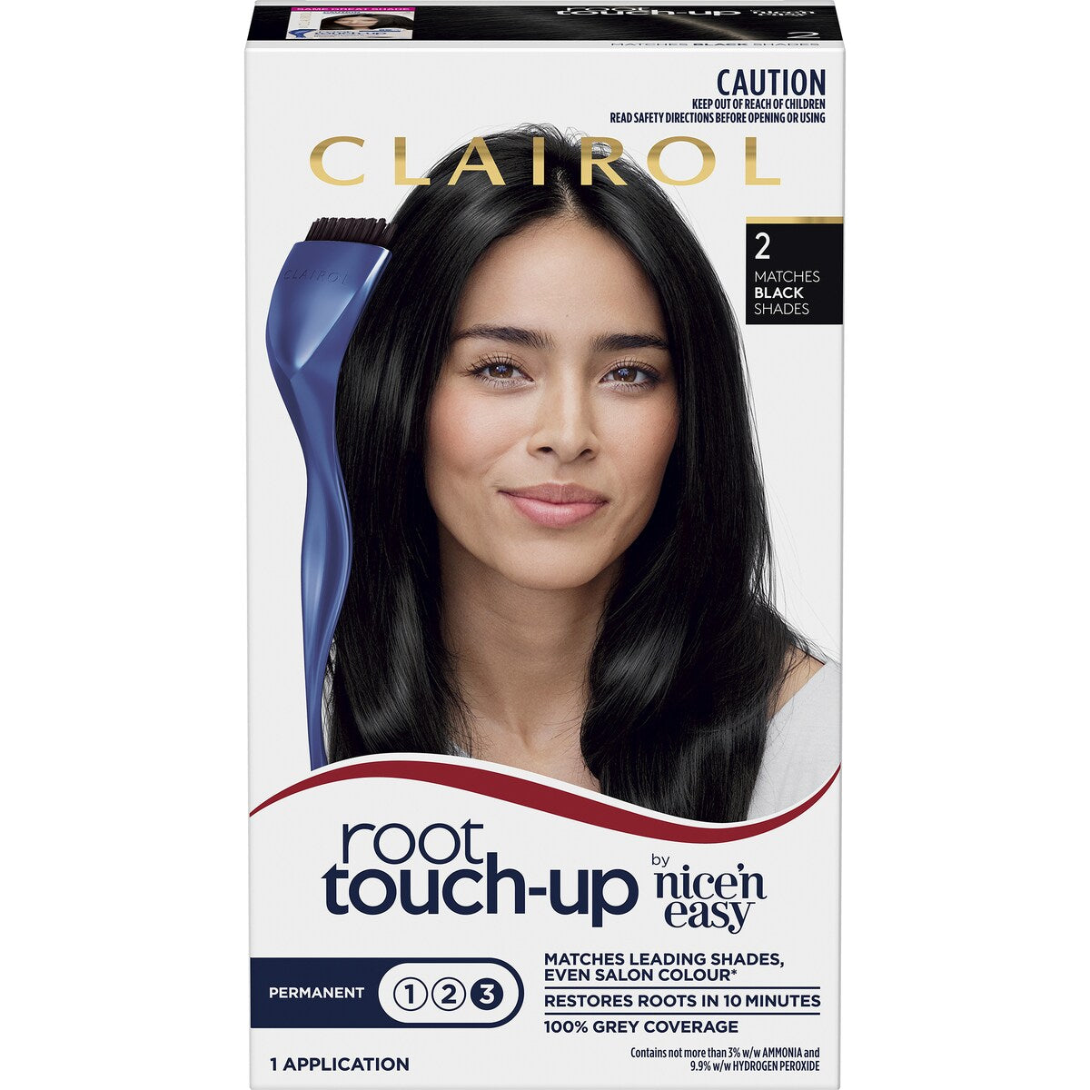 Clairol Root Touch Up Permanent 3 Black Hair Colour each