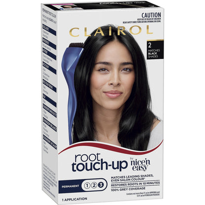 Clairol Root Touch Up Permanent 3 Black Hair Colour each