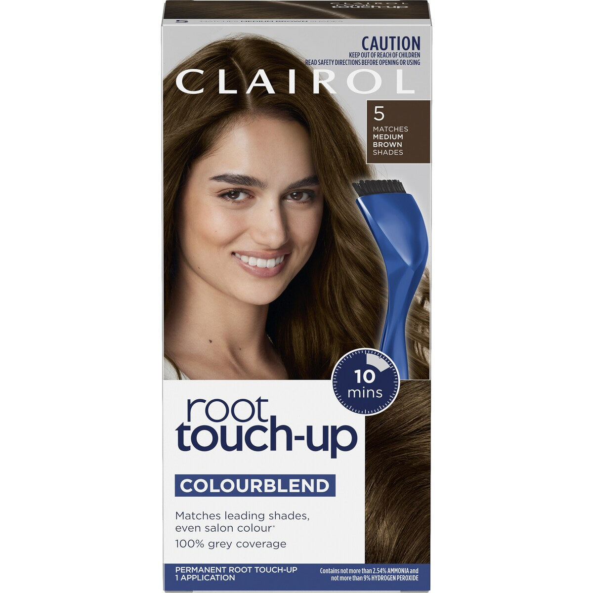 Clairol Root Touch Up Permanent 5 Medium Brown Hair Colour each