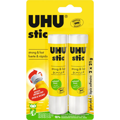 Uhu Glu Stick Stic 21gm 21g Each