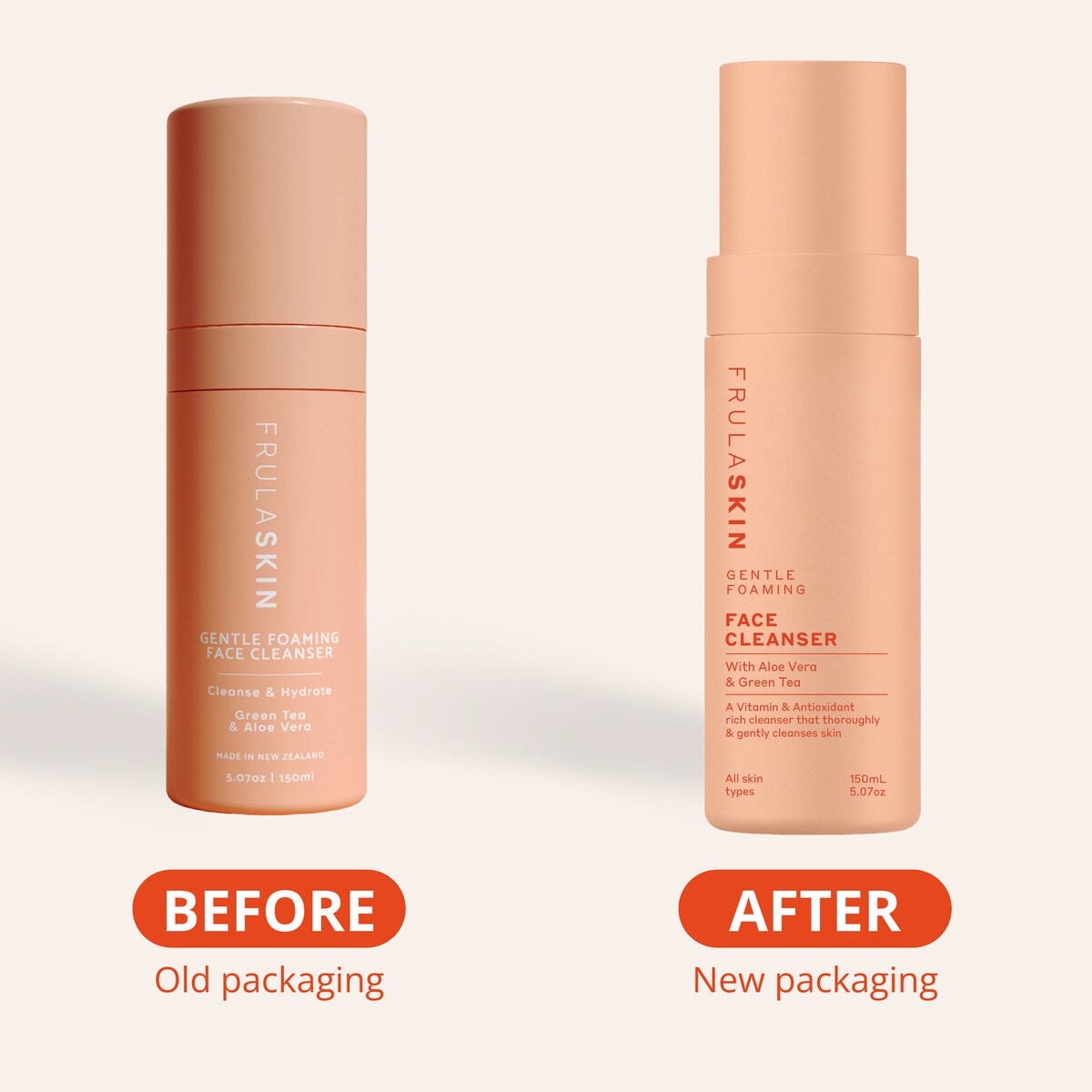 Frula Gentle Foaming Face Cleanser 150ml