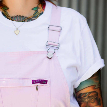 Green Hip All Women Overalls - Size 6 - Pink