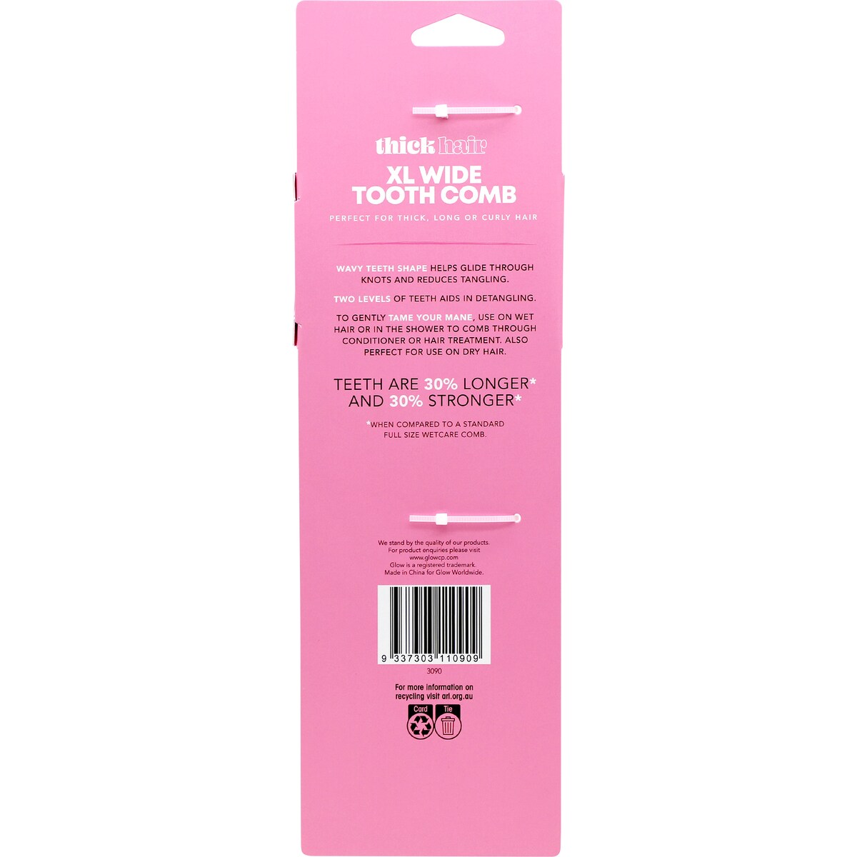 Thick Hair XL Wide Tooth Comb each
