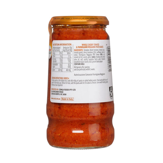 Saa Cherry Tomato Parmigiano Reggiano Pasta Sauce - 420g