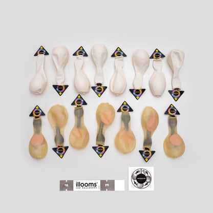 Illooms Led Balloons Confetti Mix 15 Pack