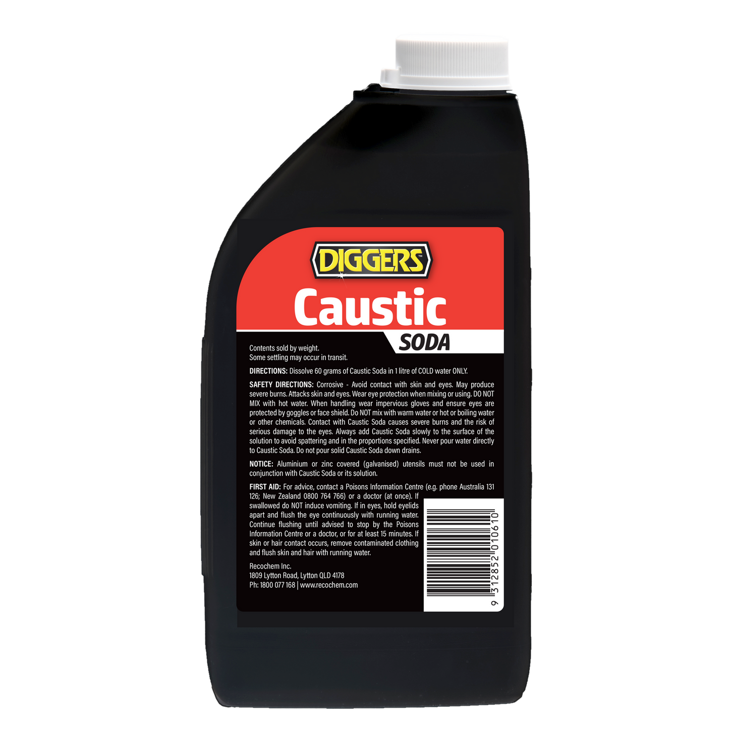 Diggers Caustic Soda - 1kg