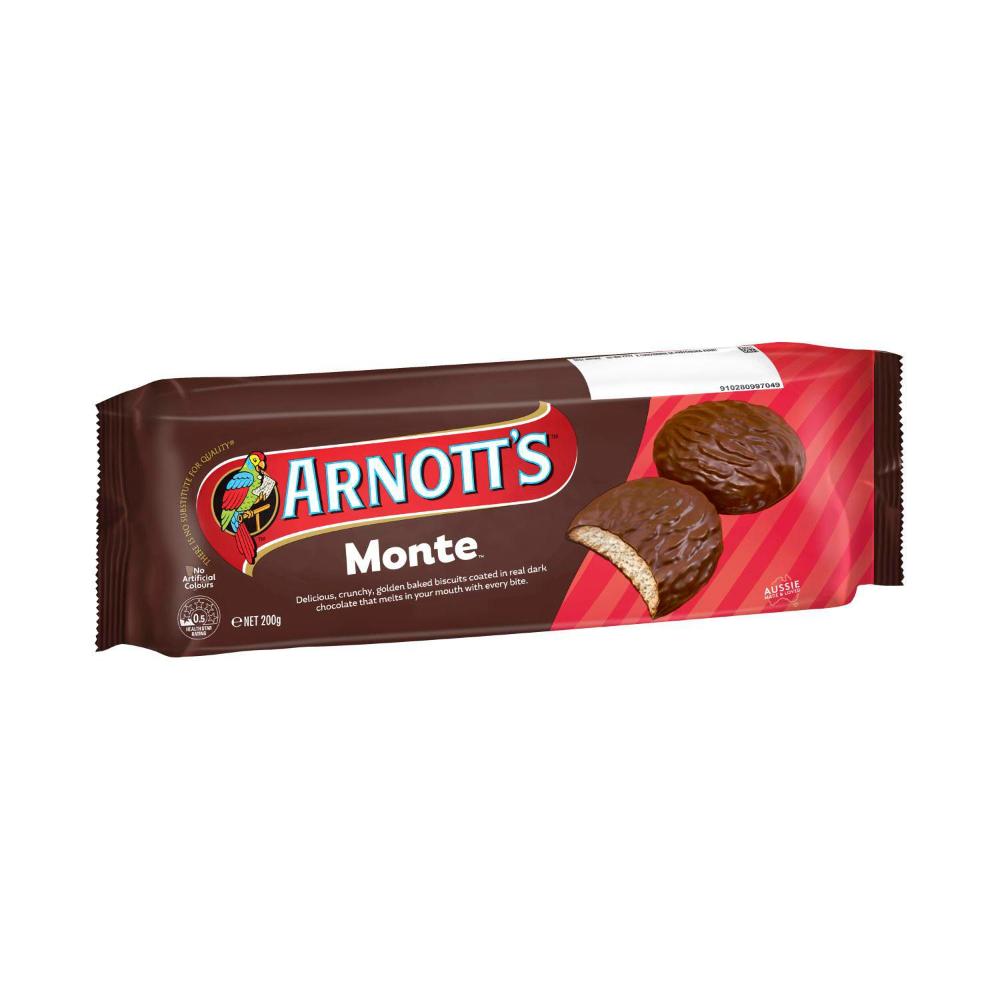 Arnott's Chocolate Monte Biscuits - 200g