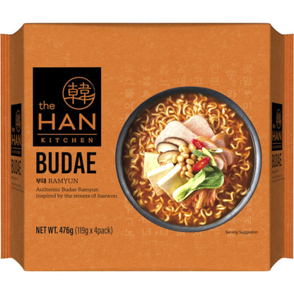 The Han Kitchen Budae Ramyun 4 pack