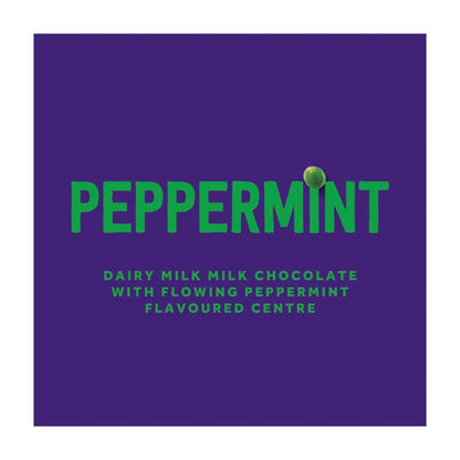 Cadbury Dairy Milk Peppermint Milk Chocolate Block - 180g
