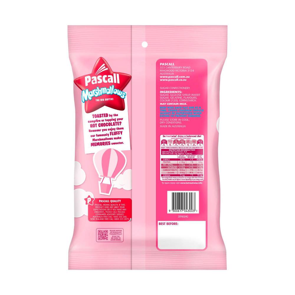 Pascall Pink and White Marshmallows Jumbo Pack - 520g