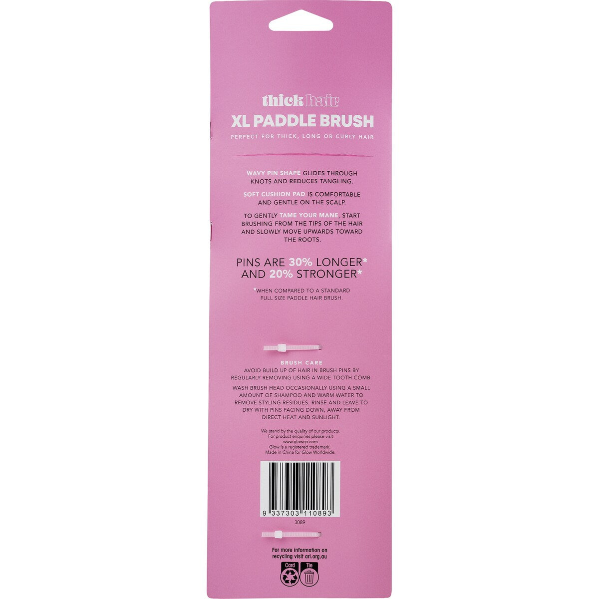 Thick Hair Xl Paddle Brush Each
