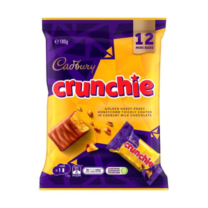 Cadbury Crunchie Chocolate Sharepack 12 Pack - 180g