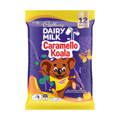 Cadbury Dairy Milk Chocolate Caramello Koala Sharepack 12 Pack - 180g