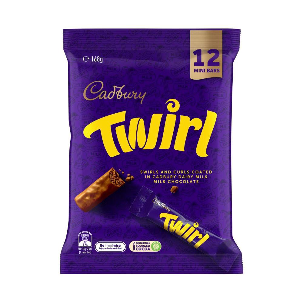 Cadbury Twirl Chocolate Sharepack 12 Pack - 168g