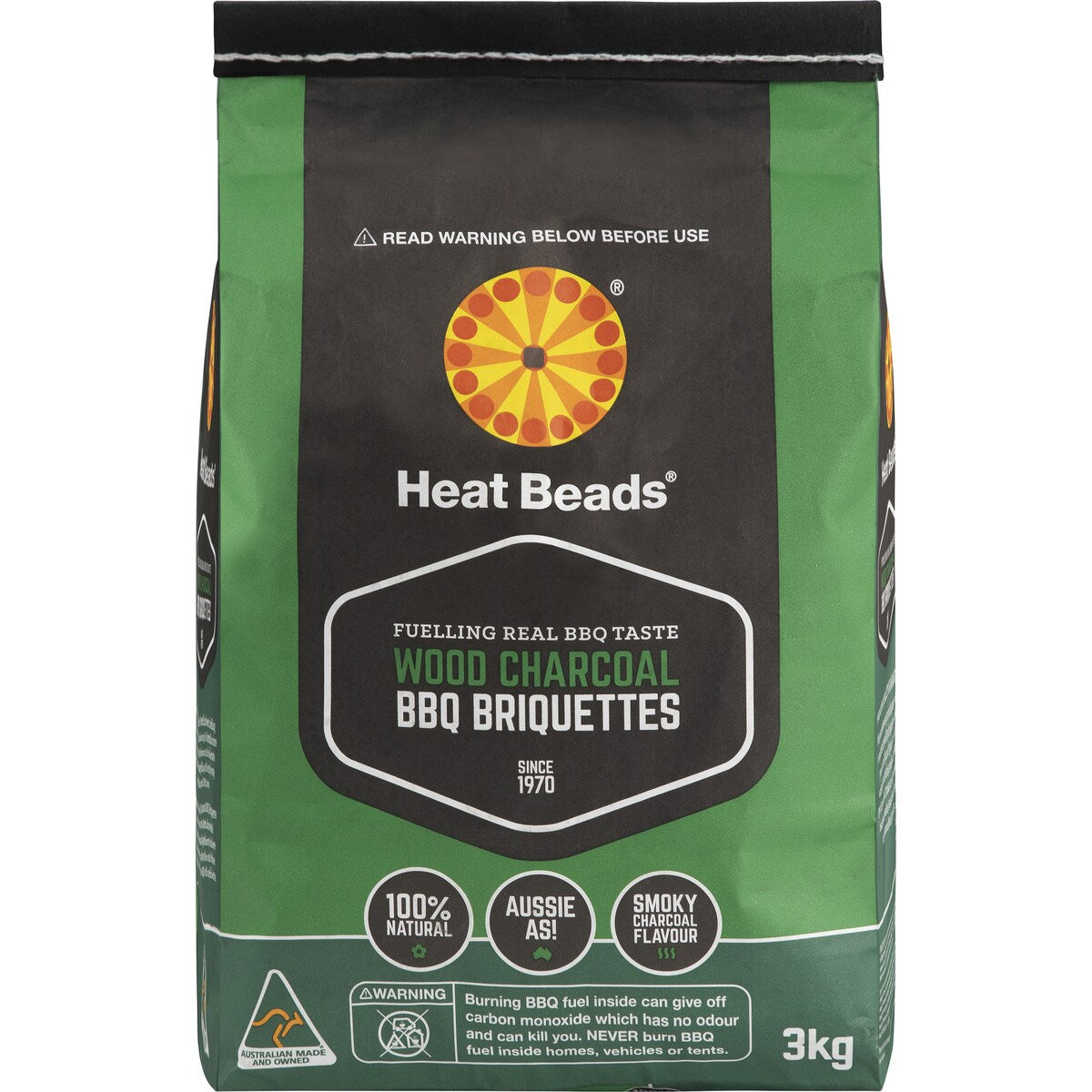 Heat Beads Wood Charcoal Bbq Briquettes 3kg