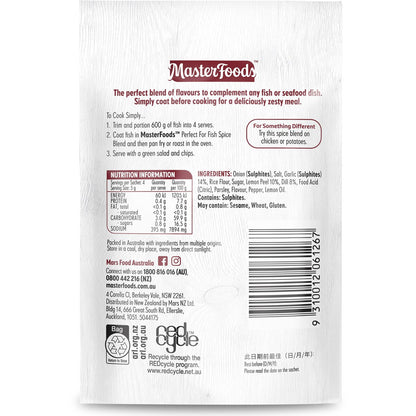 MasterFoods Perfect For Fish Spice Blend 20g