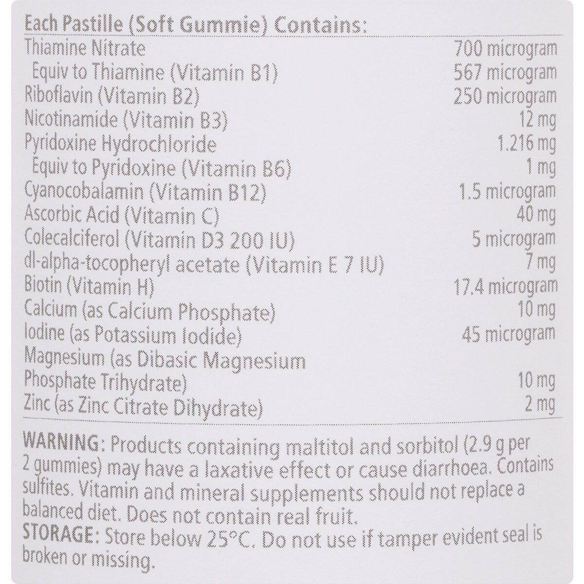 Natures Way High Strength Multivitamins & Minerals Adult Gummies 65 Pack